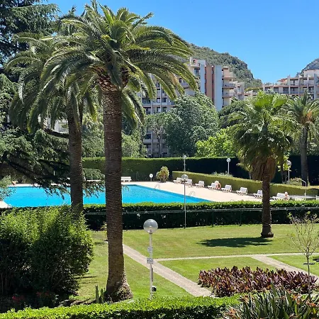 My Resid Appart Cannes Marina Vue Piscine Mandelieu Esterno foto