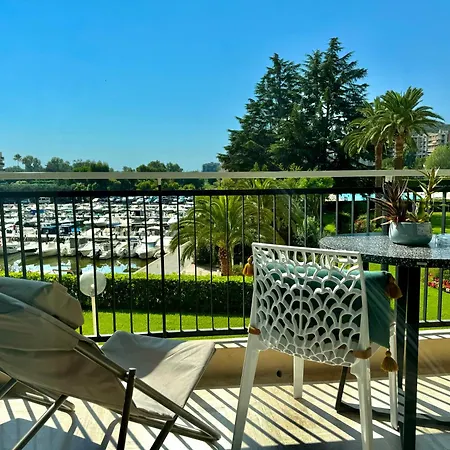 My Resid Appart Cannes Marina Vue Piscine Mandelieu Esterno foto